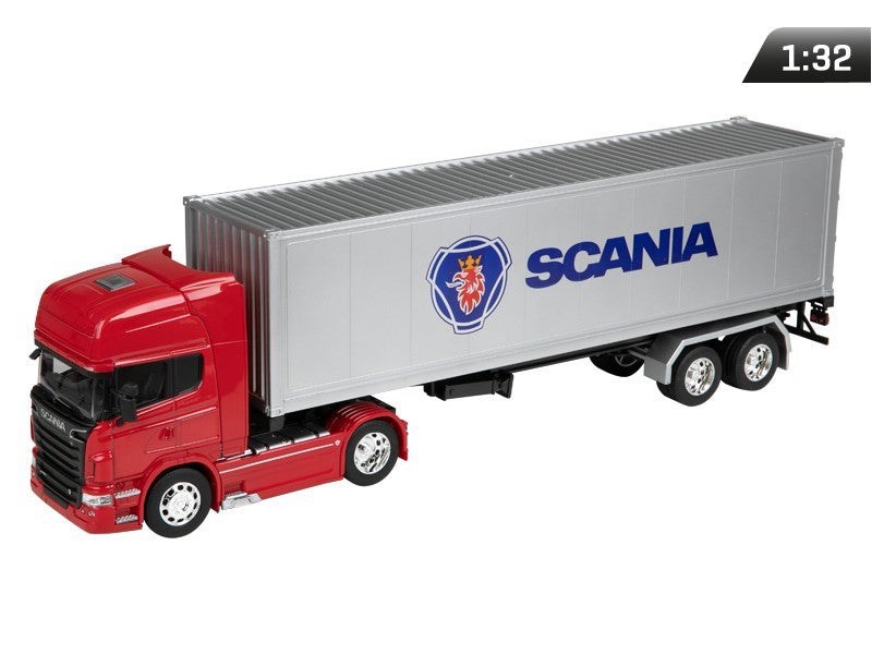 1:32-es modell, SCANIA V8 R730, piros / ezüst (C32671SVRCS) 1. kép