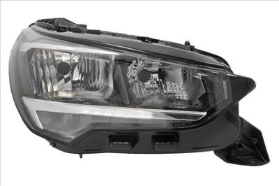 Opel Corsa F 2019-2023 utángyártott új jobb első fényszóró  H7/H15 (motorral) DEPO 9829465380