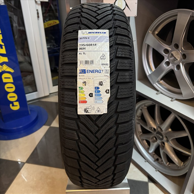 195/60 R18 Michelin Pilot Alpin 6 96H XL | 4db | DOT: 1522 1. kép