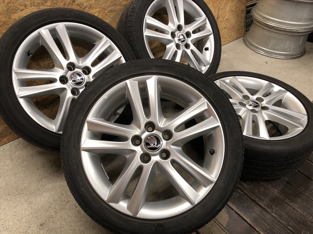 16 col gyári Skoda Fabia 5x100 alufelni16 colos 8. kép