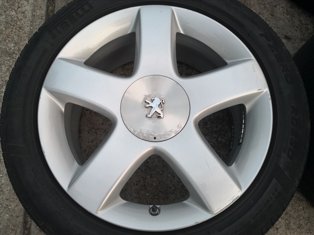 Peugeot 17-es gyári alufelnik 5x108-as 2. kép