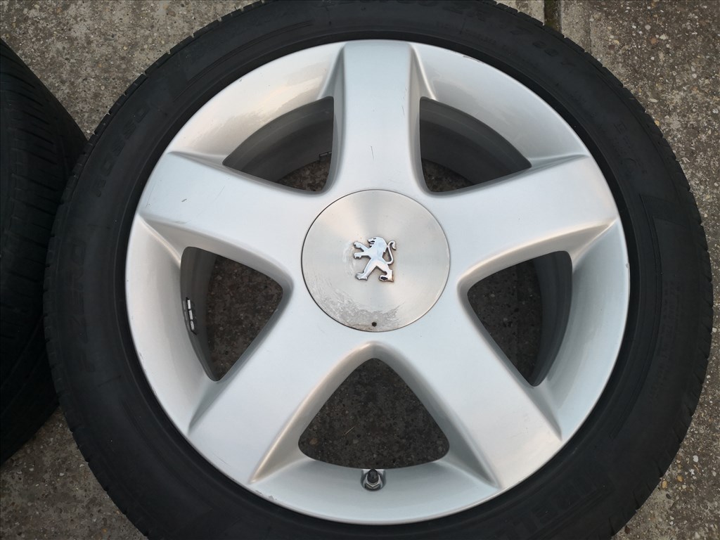 Peugeot 17-es gyári alufelnik 5x108-as 4. kép