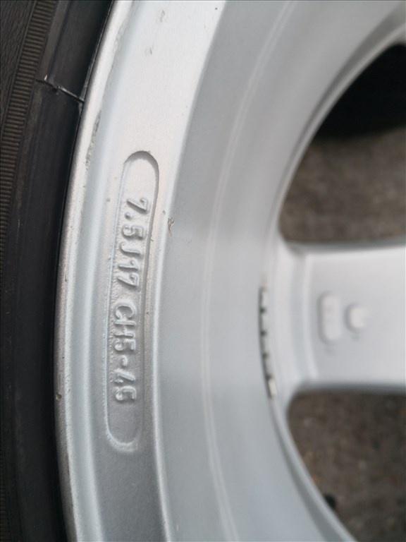 Peugeot 17-es gyári alufelnik 5x108-as 7. kép