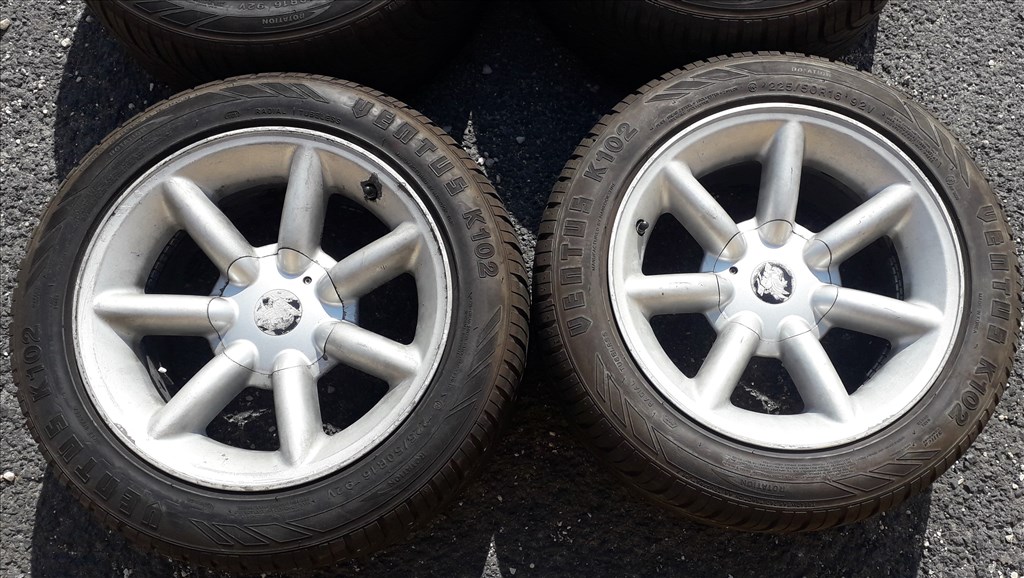 Enkei King 16" 16 ET 13 alufelni 5x120 225/50r16 nyári gumi 2. kép