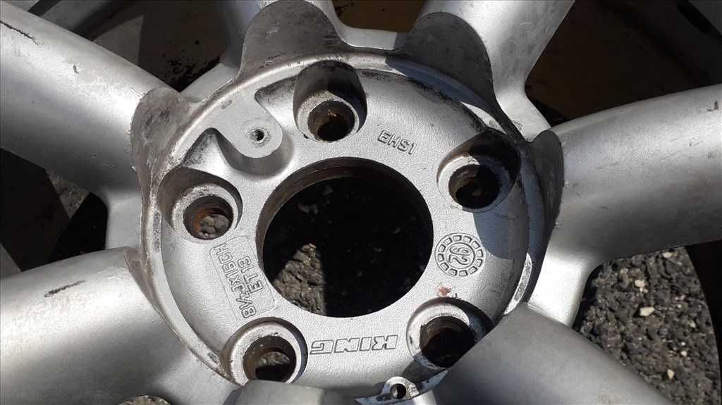 Enkei King 16" 16 ET 13 alufelni 5x120 225/50r16 nyári gumi 5. kép