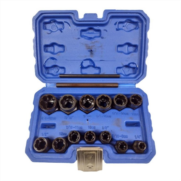 Sérült-fejű Csavar Kiszedő Szerszám Készlet 1. kép