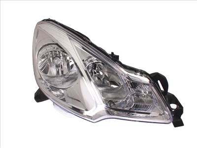 Citroen C3 2010-2013, DS3 utángyártott új jobb első fényszóró H1/H7 fehér házas (motorral) TYC 6206s7