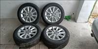  5x112 lyukosztású 16" újszerű (gyári felni) alufelni, rajta 225/55 új Petlas téli gumi gumi 