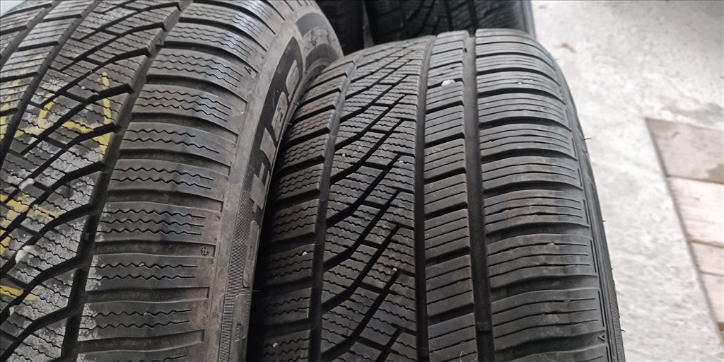  5x112 lyukosztású 16" újszerű (gyári felni) alufelni, rajta 225/55 új Petlas téli gumi gumi  10. kép