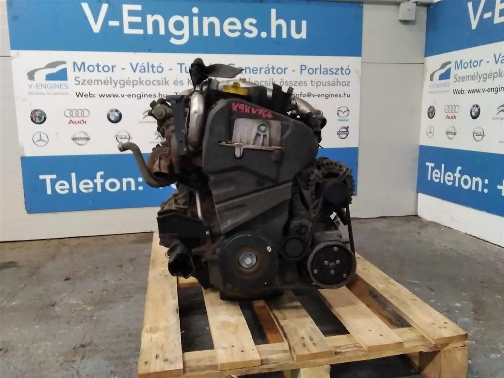 Renault K9KN764 bontott motor  1. kép