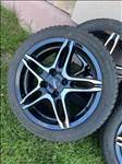  4x98 lyukosztású 16" újszerű Alutec alufelni, rajta 195/45 használt Vredestein téli gumi gumi 