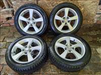  16" 5x114.3 alufelni, rajta 205/55 használt téli gumi 5-6mm toyota mazda hyundai kia honda 