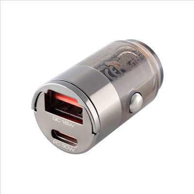 WAYME töltő 12/24V, USB 18W + USB-C PD 30W, nano gyűrűvel
