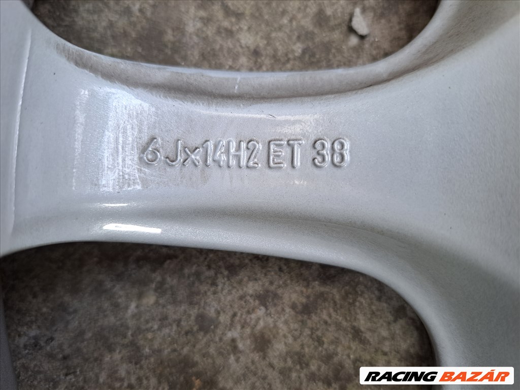 4db 5x100 14" Újszerű Skoda Seat Volkswagen Alufelni  Alutec Germany Continental Ecocontact 6  2. kép