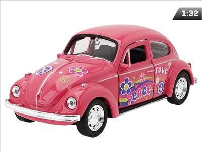 Volkswagen The Beetle modellautó 1:34 – rózsaszín