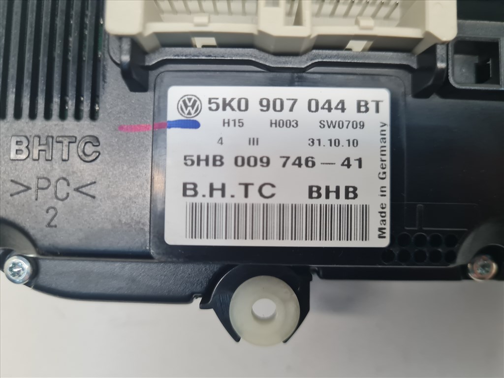 Volkswagen Golf VI fűtéskapcsoló (27227) 5k0907044bt 7. kép