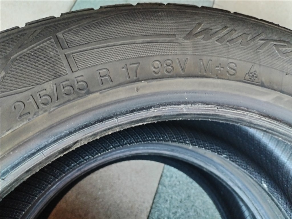  215/5517" használt Vredestein téli gumi 2 db 2021.04.hét 2. kép