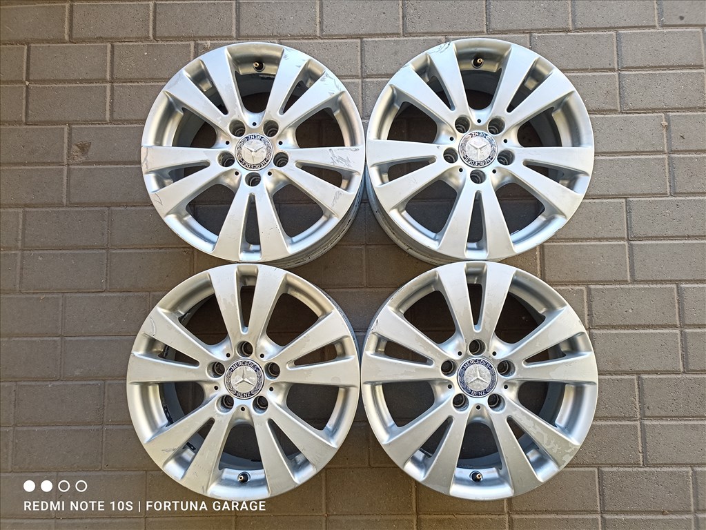 5x112 16" Mercedes használt alufelni garnitúra 1. kép