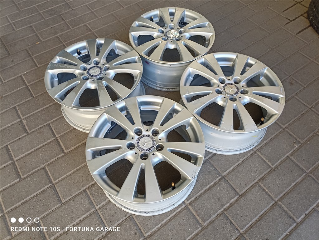 5x112 16" Mercedes használt alufelni garnitúra 2. kép