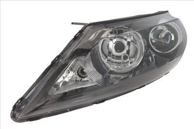Kia Sportage 2010-2015 utángyártott új bal első fényszóró 2H7 fekete h. (motoros) DEPO 921013w021