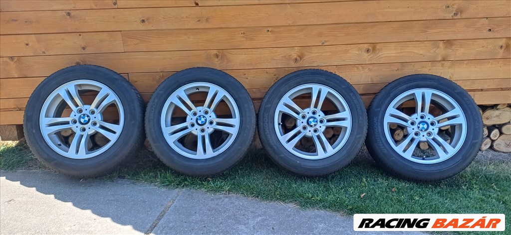  17" újszerű alufelni, rajta 235/55 újszerű Hankook téli gumi gumi  1. kép