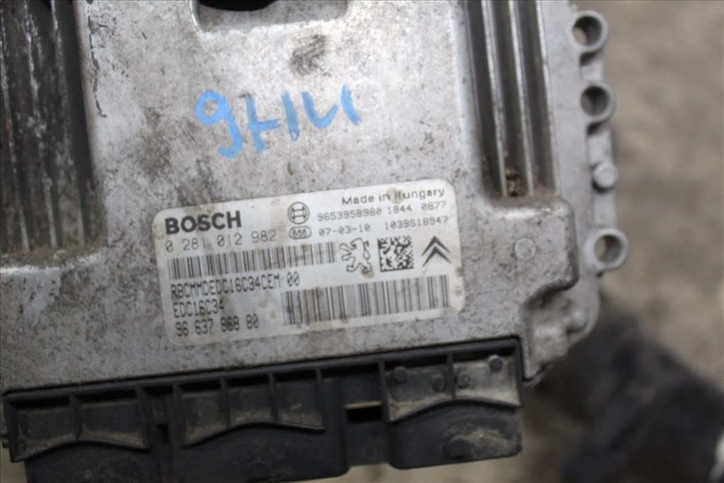 Peugeot Expert II Tepee Lang 1.6 HDI Motorvezérlő  9653958980 2. kép