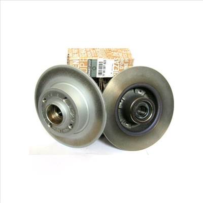 Renault Twingo II gyári új féktárcsa pár kerékcsapággyal hátsó tengely 2007-2014-ig