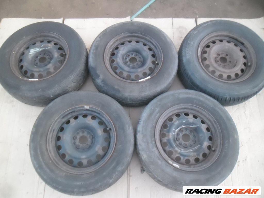  5x98 lyukosztású 15" használt (gyári felni) lemezfelni 1. kép
