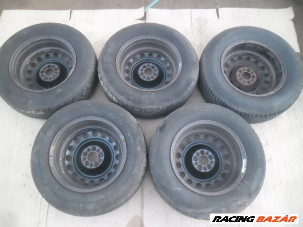  5x98 lyukosztású 15" használt (gyári felni) lemezfelni 2. kép