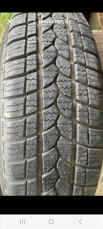  4db TÉLIGUMI Golf4, Bora,Leon1,Octavia1,  felnivel ELADÓ! 14" Vw felnin 175/80 R14 Sebring gumik. 2. kép