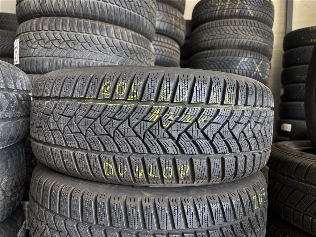 205/55 r16 Dunlop 2021 téligumi 4db eladó 205/55r16 garnitúra 1. kép