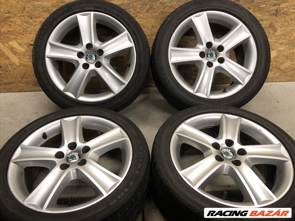 16 colos gyári Skoda alufelni Fabia 16 col 5x100 1. kép