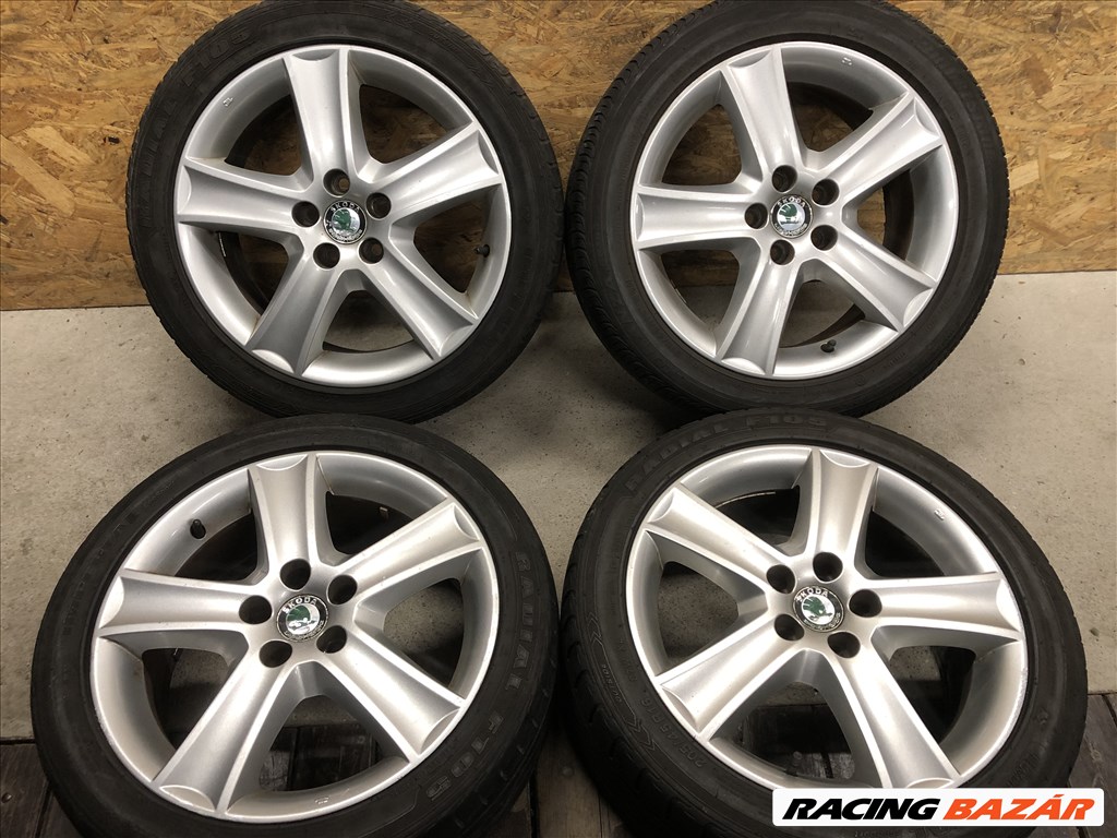 16 colos gyári Skoda alufelni Fabia 16 col 5x100 2. kép