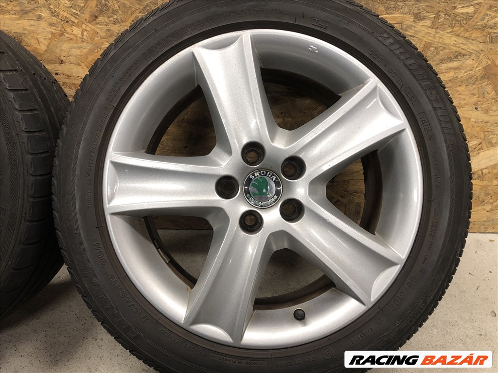 16 colos gyári Skoda alufelni Fabia 16 col 5x100 8. kép