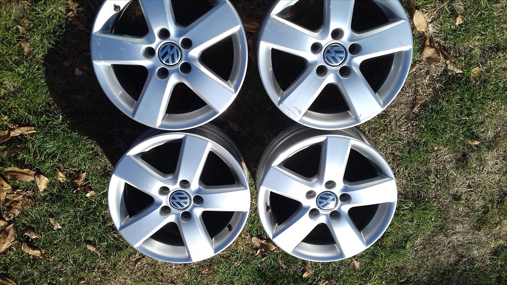  5x112 lyukosztású 6,5JJ 16" használt Vw (gyári felni) alufelni 1. kép