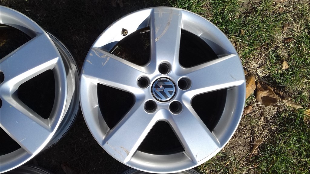  5x112 lyukosztású 6,5JJ 16" használt Vw (gyári felni) alufelni 5. kép