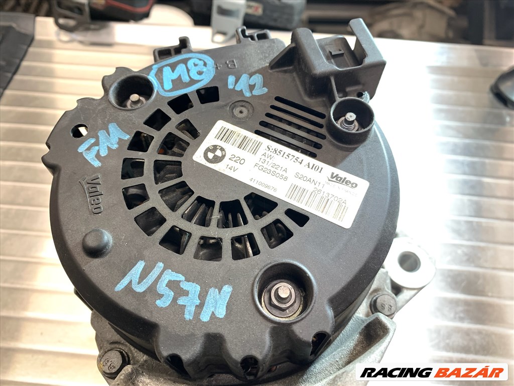 BMW F1X, F25 N57 30d, 40d generátor  12318516094 12318515754 3. kép