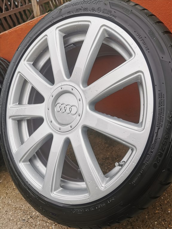  5x112 lyukosztású 20" újszerű (gyári felni) alufelni, rajta 275/35 újszerű Hankook nyári gumi gumi  7. kép