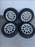  5x120 lyukosztású 15" használt alufelni, rajta 205/60 használt nyári gumi gumi 