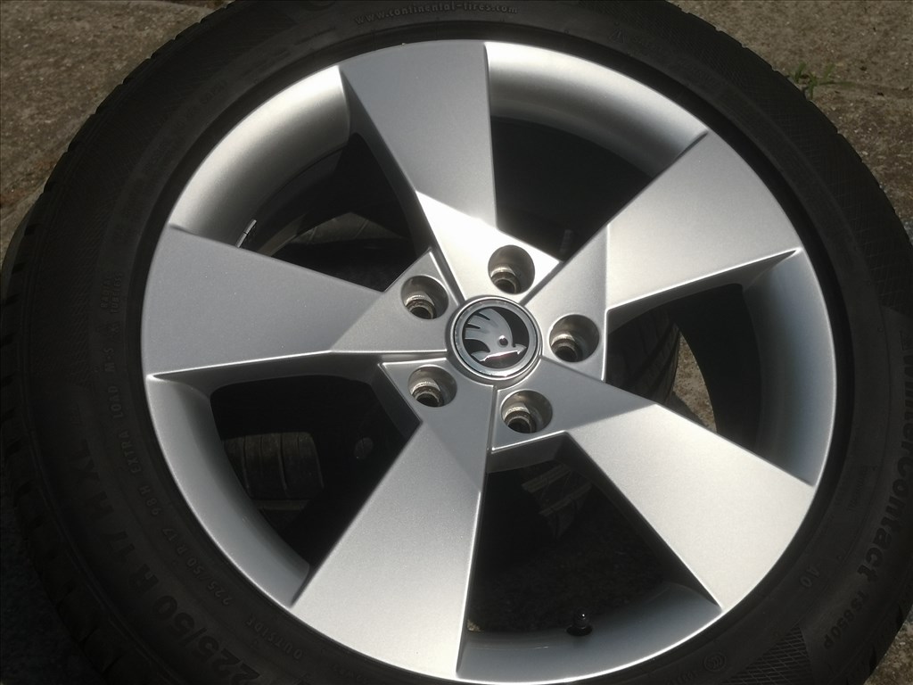 Skoda " Denom " 17-es gyári alufelnik 9. kép