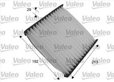 szűrő, utastér levegő VALEO 715550 for TOYOTA, LEXUS, SUBARU, LAND ROVER