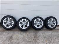  5x112 lyukosztású 17" újszerű (gyári felni) alufelni, rajta újszerű Bridgestone téli gumi gumi 