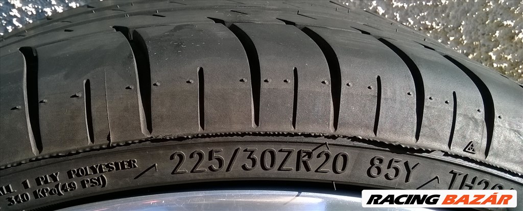 Eladó 4db 20-as 5x112-es BMW i8 Magnézium felni 225/30ZR20 nyári gumival  7. kép