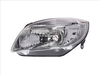 Skoda Fabia II. 2007-2014, Roomster 2010-2015 utángyártott új bal első fényszóró H4 bal (motorral) TYC 5j1941017