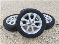 15" 4x100 Nissan Micra gyári alufelni szett nyárigumikkal +TPMS! 