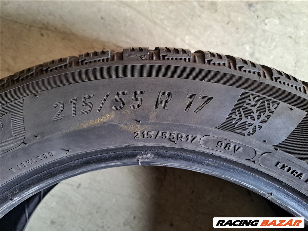 2db 215/55 R17 Michelin Alpin 6  téli gumi eladó! (DOT2018,34hét) 5. kép