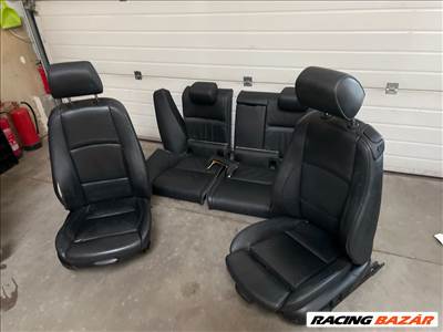 BMW E92 fekete bőr, M csomagos fűthető ülés szett