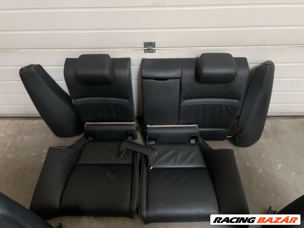 BMW E92 fekete bőr, M csomagos fűthető ülés szett 2. kép