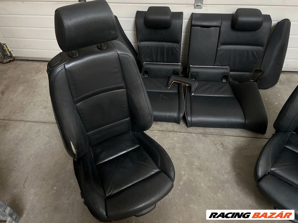 BMW E92 fekete bőr, M csomagos fűthető ülés szett 4. kép