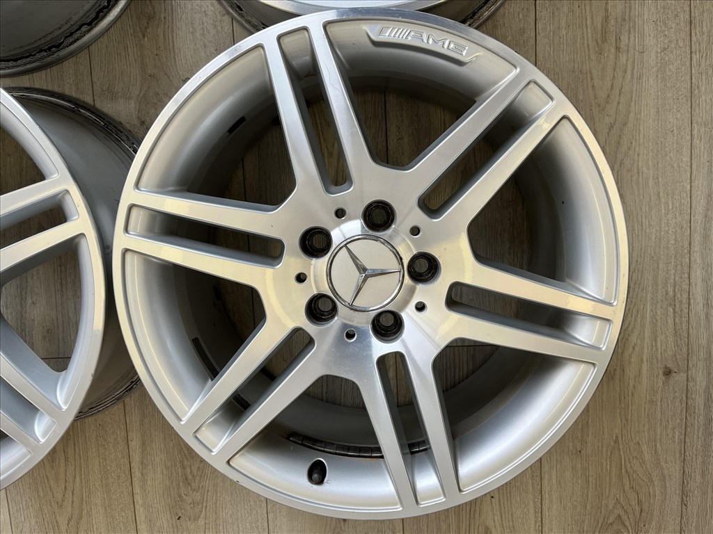 Mercedes gyári AMG 7.5/8.5x17 kétszéles alufelni garnitúra 2. kép